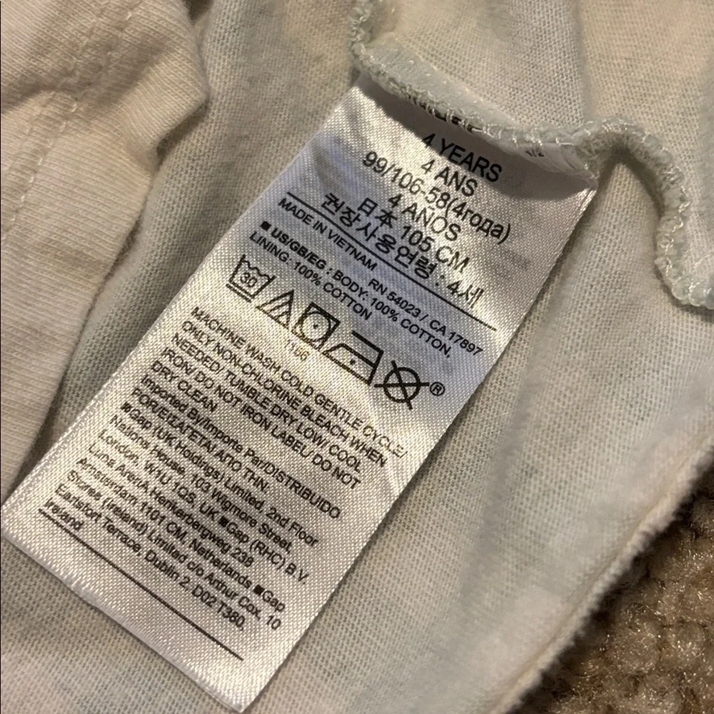 Gap Kids 100% Cotton Light Sage Green and White Gingham Size 4T Built In Shorts